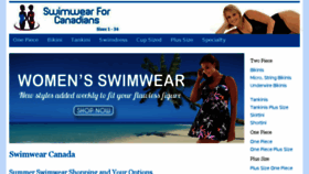 What Swimwearforcanadians.ca website looked like in 2017 (6 years ago)