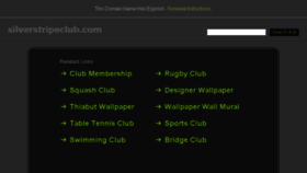 What Silverstripeclub.com website looked like in 2017 (6 years ago)