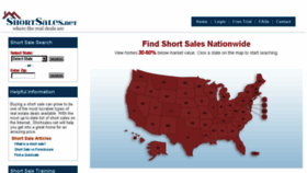 What Shortsales.net website looked like in 2017 (6 years ago)