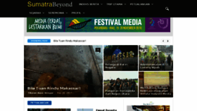 What Sumatrabeyond.com website looked like in 2017 (6 years ago)
