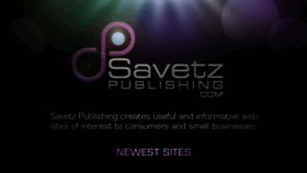 What Savetzpublishing.com website looked like in 2017 (6 years ago)