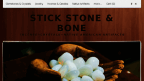 What Stickstonebone.com website looked like in 2017 (6 years ago)