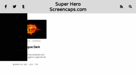 What Superheroscreencaps.com website looked like in 2017 (6 years ago)