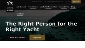 What Super-yachtcrew.com website looked like in 2017 (6 years ago)