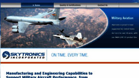 What Skytronicsinc.com website looked like in 2017 (6 years ago)