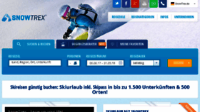 What Snowtrex.de website looked like in 2017 (6 years ago)