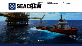 What Seacrew-management.com website looked like in 2017 (6 years ago)