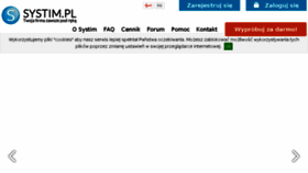 What Systim.pl website looked like in 2017 (6 years ago)