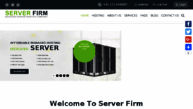 What Server.firm.in website looked like in 2017 (6 years ago)