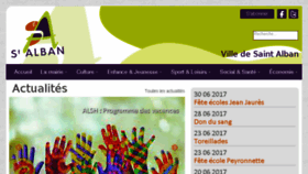 What Saint-alban31.fr website looked like in 2017 (6 years ago)