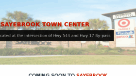 What Sayebrooktowncenter.com website looked like in 2017 (6 years ago)