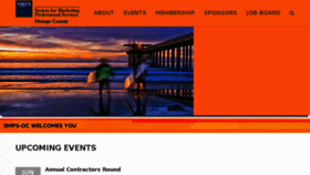 What Smps-oc.org website looked like in 2017 (8 years ago)