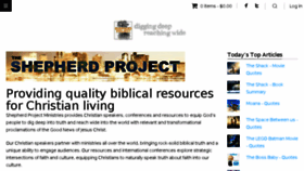 What Shepherdproject.com website looked like in 2017 (6 years ago)