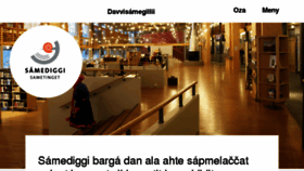 What Samediggi.no website looked like in 2017 (8 years ago)