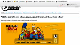 What Sledujuserialy.cz website looked like in 2017 (6 years ago)