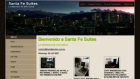 What Santafesuites.com.mx website looked like in 2017 (6 years ago)