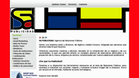 What Sapublicidad.com website looked like in 2017 (6 years ago)