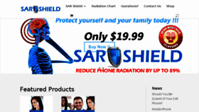 What Sarshield.com website looked like in 2017 (6 years ago)