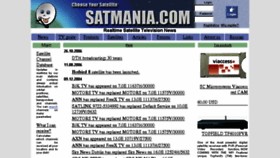 What Satmania.com website looked like in 2017 (6 years ago)