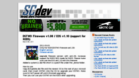 What Scdev.org website looked like in 2017 (6 years ago)