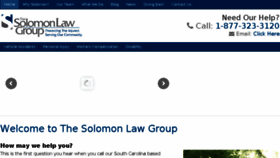 What Solomonlawsc.com website looked like in 2017 (6 years ago)
