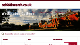 What Schoolsearch.co.uk website looked like in 2017 (6 years ago)