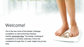 What Slenderchallenge.co.za website looked like in 2017 (7 years ago)