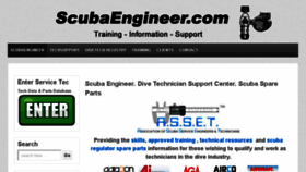 What Scubaengineer.com website looked like in 2017 (6 years ago)