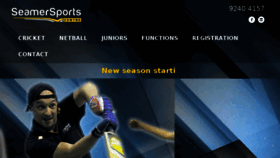What Seamersports.com website looked like in 2017 (6 years ago)