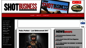 What Shotbusiness.org website looked like in 2017 (6 years ago)