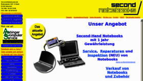 What Second-notebooks.de website looked like in 2017 (6 years ago)