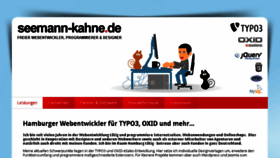 What Seemann-kahne.de website looked like in 2017 (6 years ago)