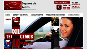 What Segurosdeautos.com.mx website looked like in 2017 (6 years ago)