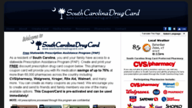 What Southcarolinadrugcard.com website looked like in 2017 (6 years ago)