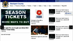 What Stockportcounty.com website looked like in 2017 (6 years ago)