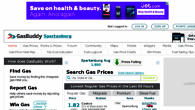 What Spartanburggasprices.com website looked like in 2017 (6 years ago)