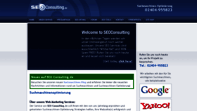 What Seoconsulting.de website looked like in 2017 (6 years ago)