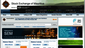 What Stockexchangeofmauritius.com website looked like in 2017 (6 years ago)