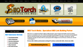 What Seotorch.com website looked like in 2017 (6 years ago)
