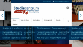 What Studiecentrumdoorn.nl website looked like in 2017 (6 years ago)
