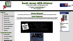 What Southjerseyaidsalliance.org website looked like in 2017 (6 years ago)