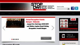 What Stopdwi.org website looked like in 2017 (6 years ago)