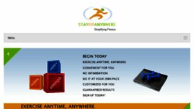 What Stayfitanywhere.com website looked like in 2017 (6 years ago)