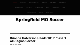 What Sgfsoccer.com website looked like in 2017 (6 years ago)