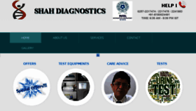 What Shahdiagnostics.com website looked like in 2017 (6 years ago)