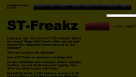 What St-freakz.co.uk website looked like in 2017 (6 years ago)