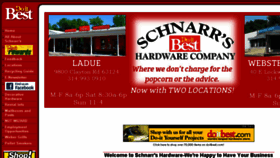What Schnarrs.com website looked like in 2017 (6 years ago)