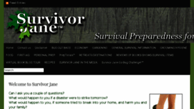 What Survivorjane.com website looked like in 2017 (6 years ago)