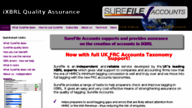 What Surefileaccounts.com website looked like in 2017 (6 years ago)