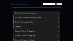 What Shoppinglucky.com website looked like in 2017 (6 years ago)